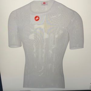 Castelli Cycling Core Mesh Base Layer Top NWT and Box short Sleeve size L/XL